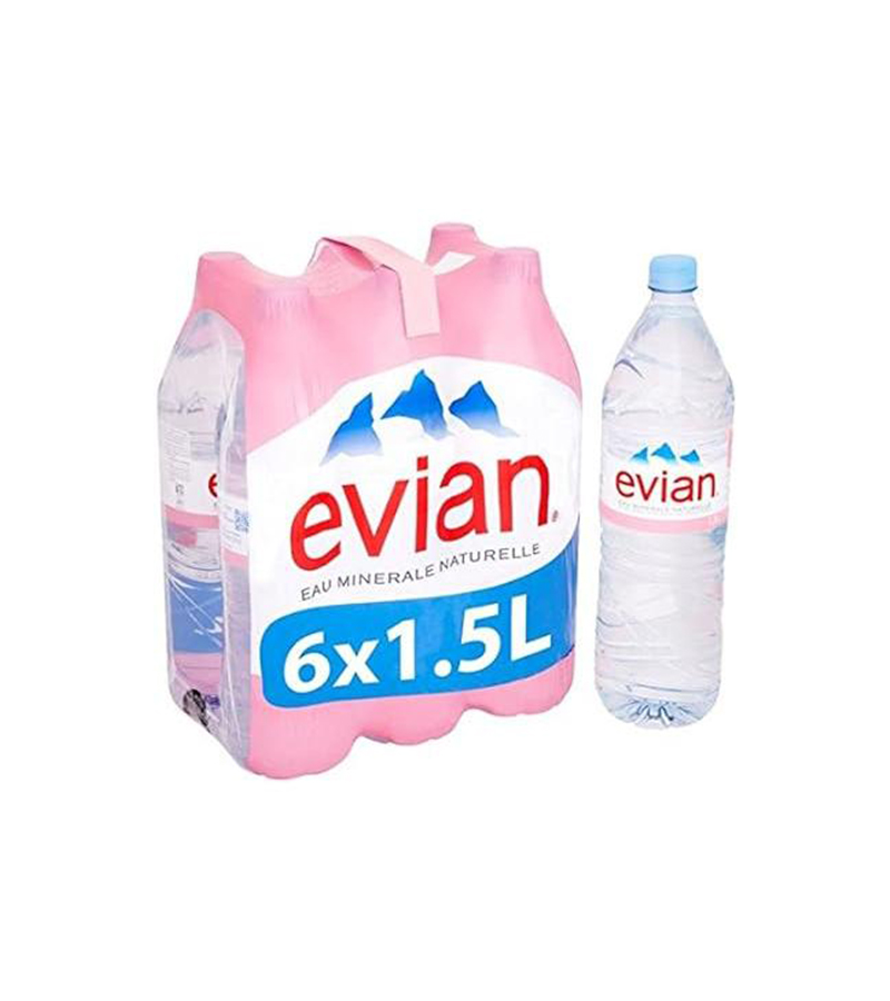 evian-agua-mineral-pack6-15l Agua Evian 1,5L. Pack 6 Botellas - Imagen 1