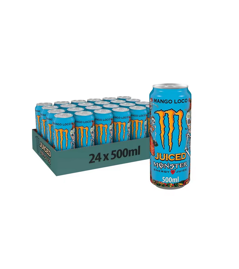 monster-energy-mango500 Monster Energy Mango Loco 500ml Pack24 - Imagen 1