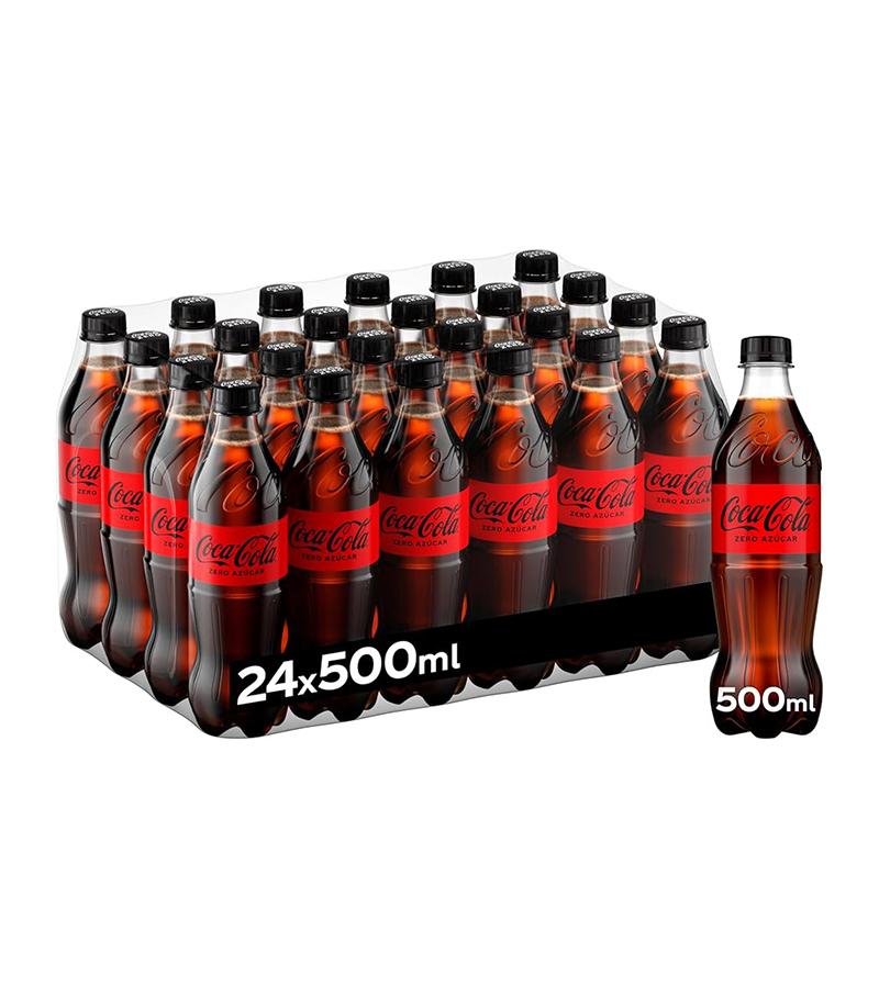 pet24coca-cola-zero Coca Cola Zero Pet 500 - Imagen 1