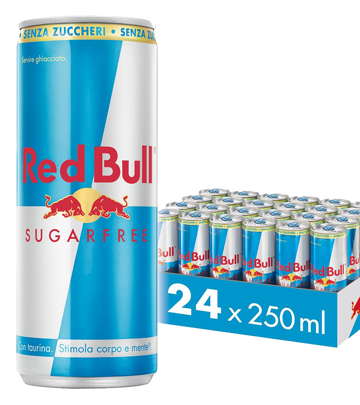 fanta-sugarfreex24 Redbull Sugar Free 250 ml Pack de 24 latas - Imagen 1