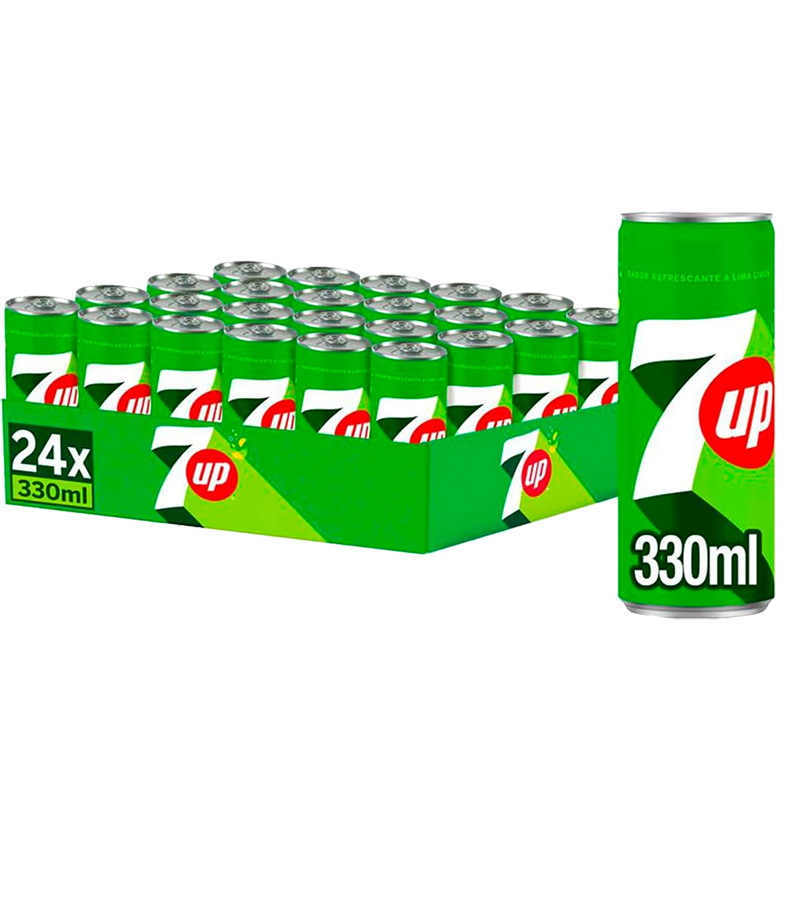 7up330x24 7Up 330 Pack de 24 latas - Imagen 1
